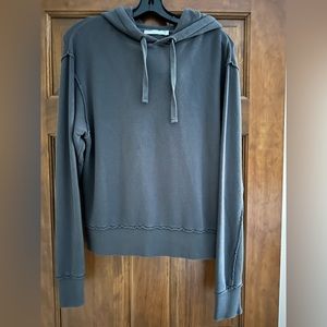 Off black all cotton Vince hoodie.
